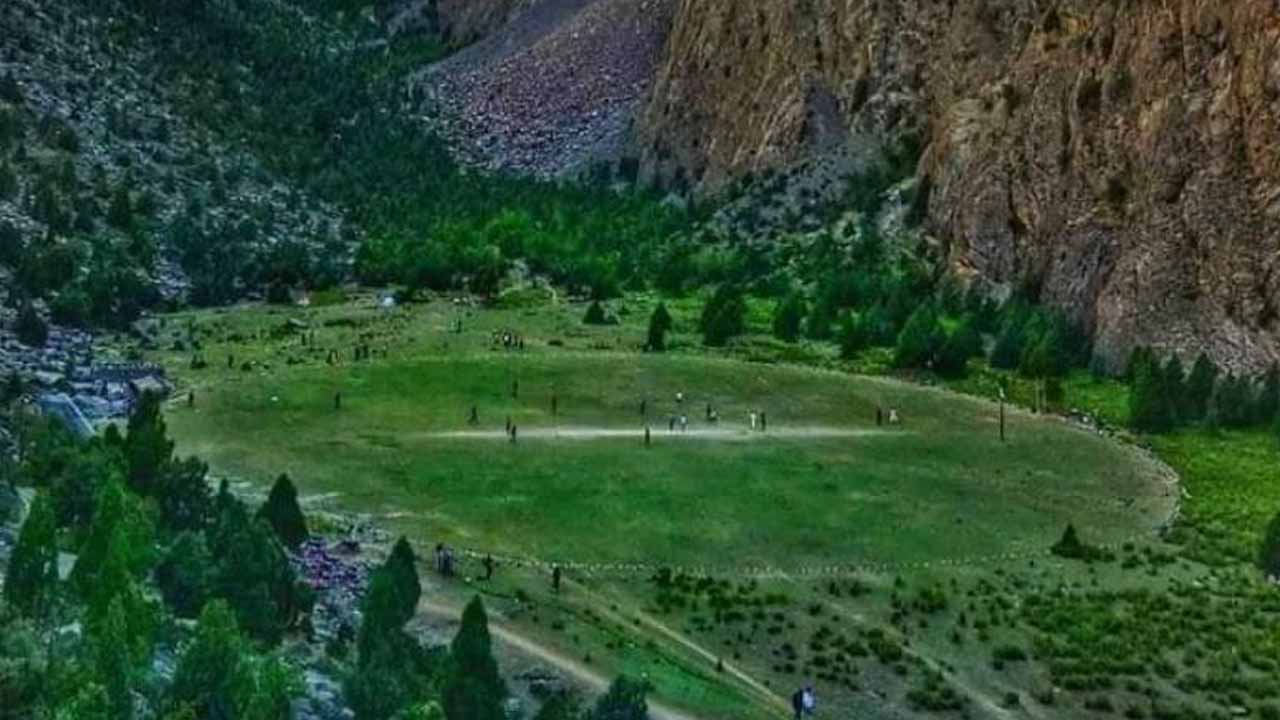 World’s highest-altitude natural cricket stadium built in Pakistan’s scenic region of Gilgit-Baltistan was inaugurated on Saturday